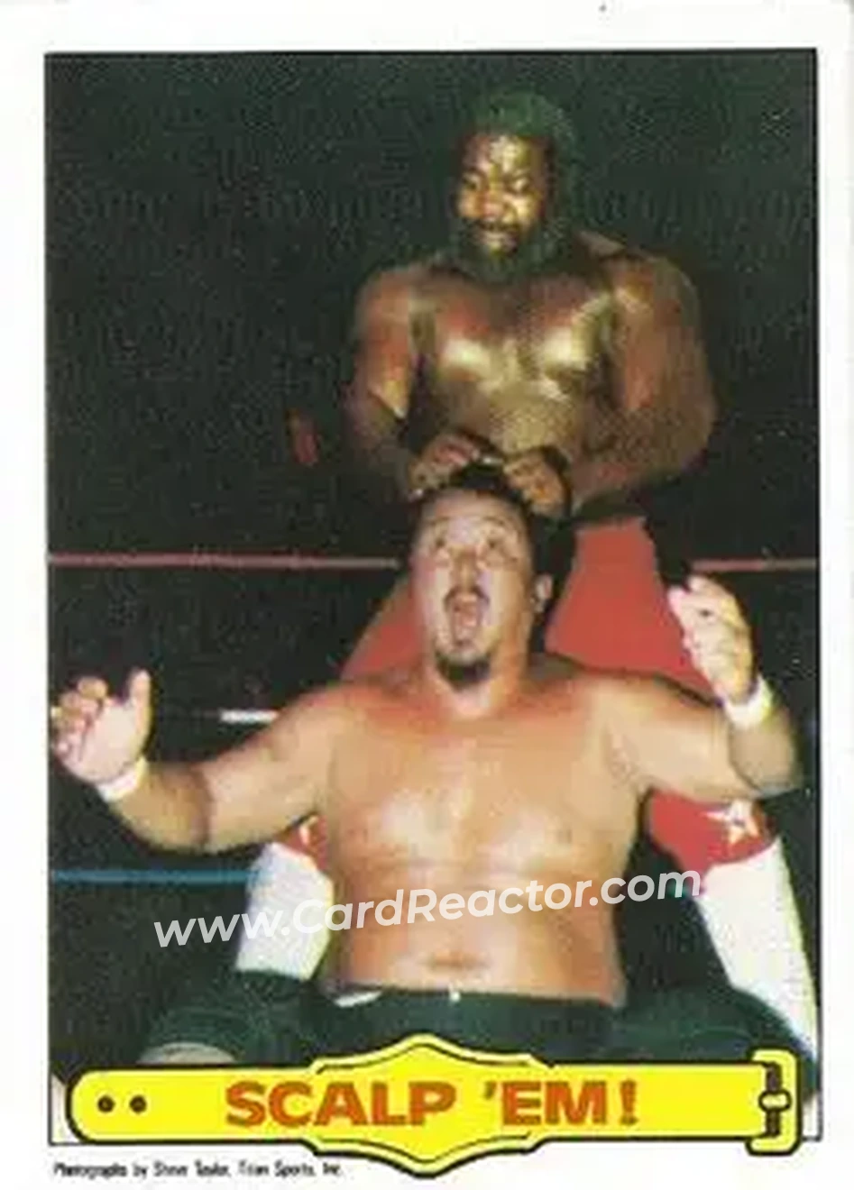 1986 Scanlens WWF Pro Wrestler #24 - Card #24