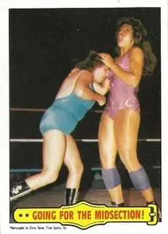 1986 Scanlens WWF Pro Wrestler #25 - Card #25
