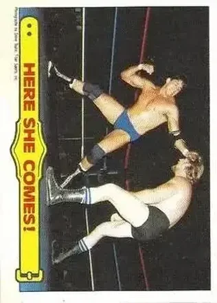 1986 Scanlens WWF Pro Wrestler #28 - Card #28