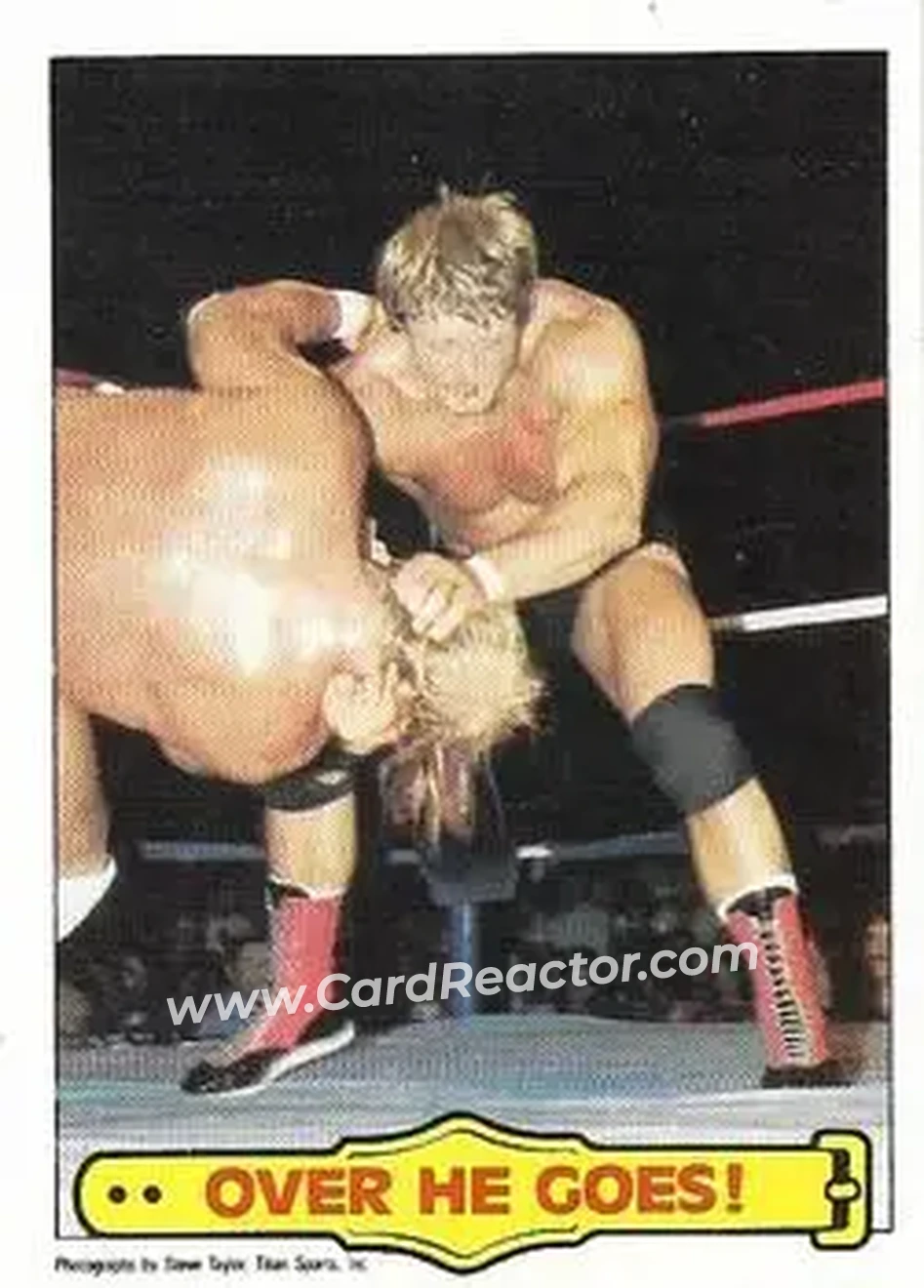 1986 Scanlens WWF Pro Wrestler #30 - Card #30