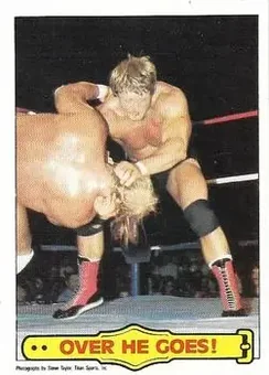 1986 Scanlens WWF Pro Wrestler #30 - Card #30