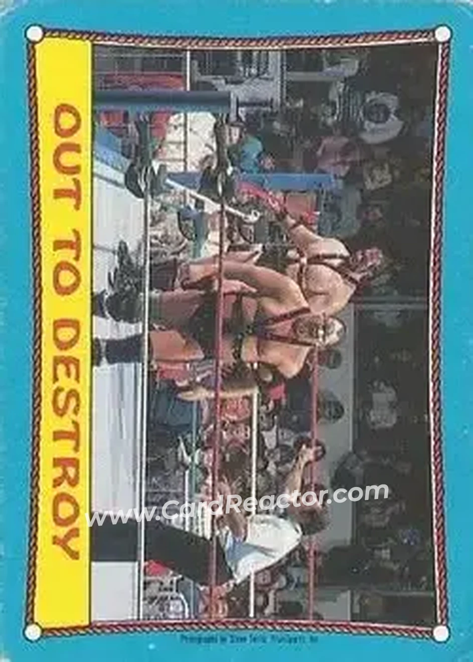 1987 O-Pee-Chee WWF #40 - Card #40 1987 O-Pee-Chee WWF #40 - Card #40