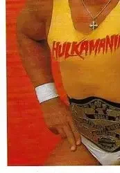 1986 Hulk Hogan's Rock 'n' Wrestling Stickers #33 - Hulk Hogan