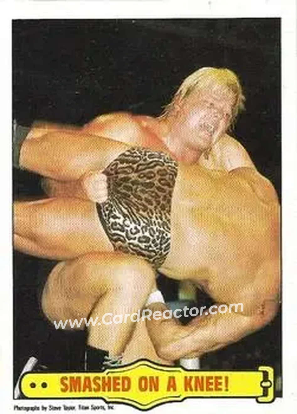 1986 Scanlens WWF Pro Wrestler #33 - Card #33