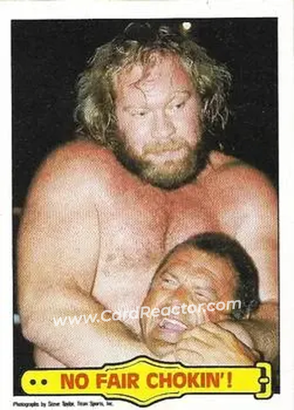 1986 Scanlens WWF Pro Wrestler #36 - Card #36