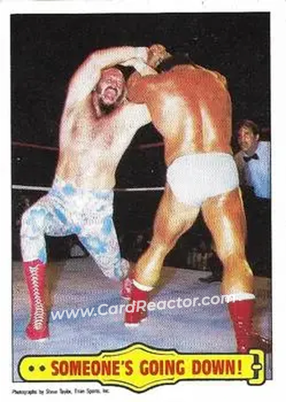 1986 Scanlens WWF Pro Wrestler #39 - Card #39