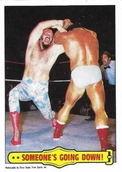 1986 Scanlens WWF Pro Wrestler #39 - Card #39