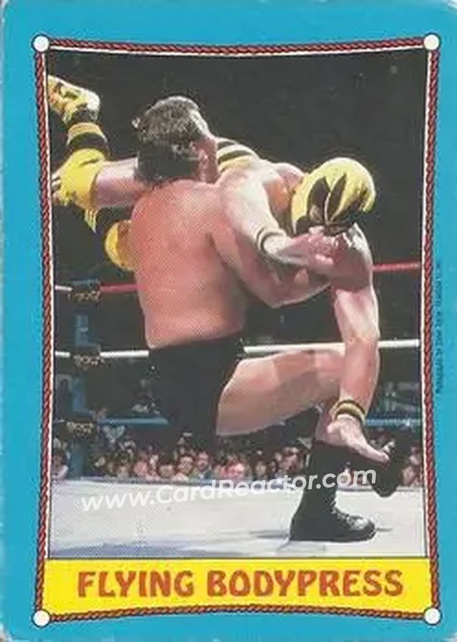 1987 O-Pee-Chee WWF #47 - Card #47 1987 O-Pee-Chee WWF #47 - Card #47