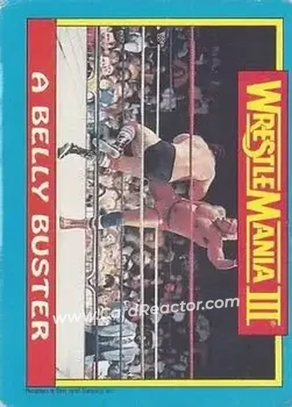 1987 O-Pee-Chee WWF #49 - Card #49 1987 O-Pee-Chee WWF #49 - Card #49