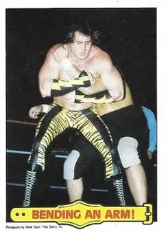 1986 Scanlens WWF Pro Wrestler #41 - Card #41