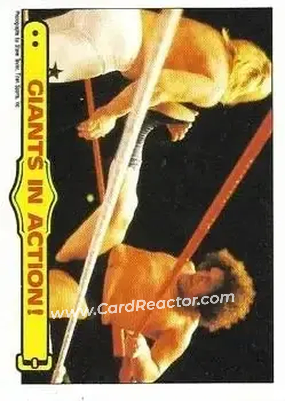 1986 Scanlens WWF Pro Wrestler #48 - Card #48