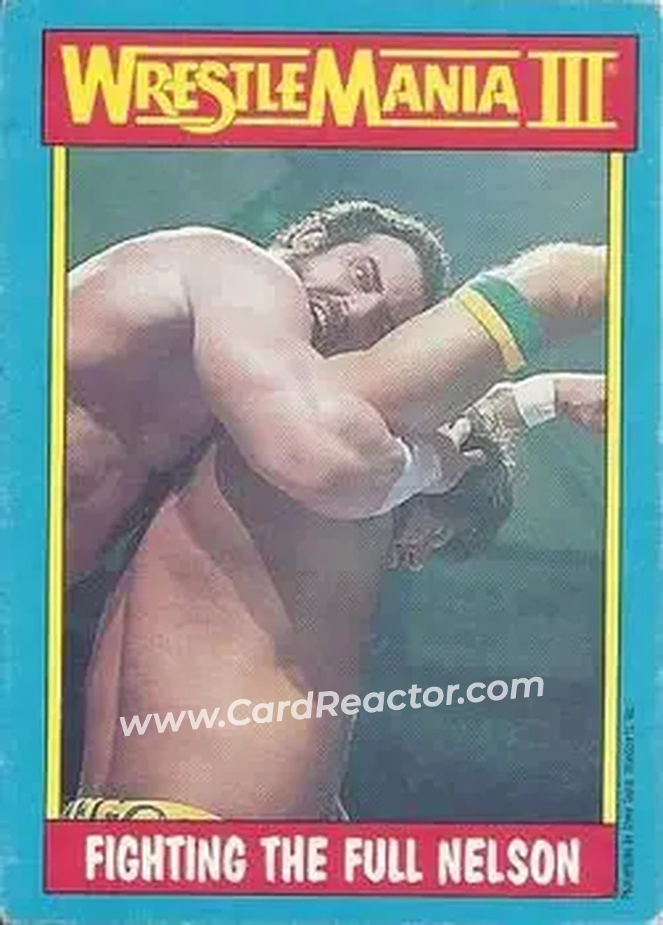 1987 O-Pee-Chee WWF #51 - Card #51 1987 O-Pee-Chee WWF #51 - Card #51