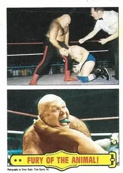 1986 Scanlens WWF Pro Wrestler #55 - Card #55
