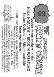 1986 Hulk Hogan's Rock 'n' Wrestling Stickers #65 - The Junkyard Dog