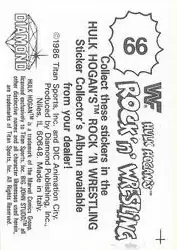 1986 Hulk Hogan's Rock 'n' Wrestling Stickers #66 - The Junkyard Dog
