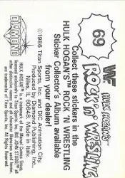 1986 Hulk Hogan's Rock 'n' Wrestling Stickers #69 - Card #69 1986 Hulk Hogan's Rock 'n' Wrestling Stickers #69 - Card #69