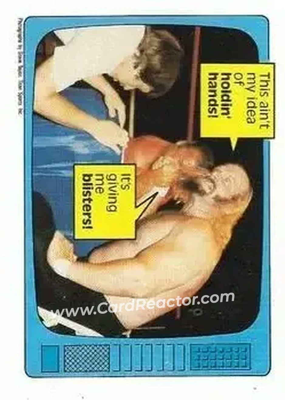 1986 Scanlens WWF Pro Wrestler #61 - Card #61