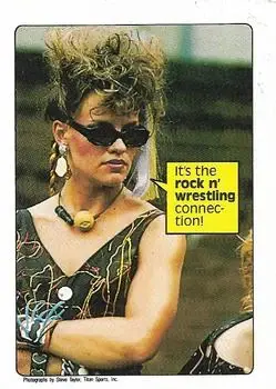 1986 Scanlens WWF Pro Wrestler #64 - Wendi Richter - Front 1986 Scanlens WWF Pro Wrestler #64 - Wendi Richter - Front