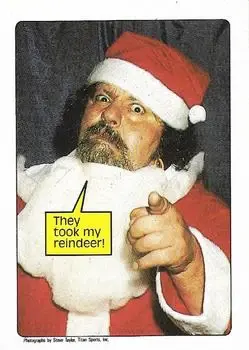 1986 Scanlens WWF Pro Wrestler #66 - Captain Lou Albano - Front