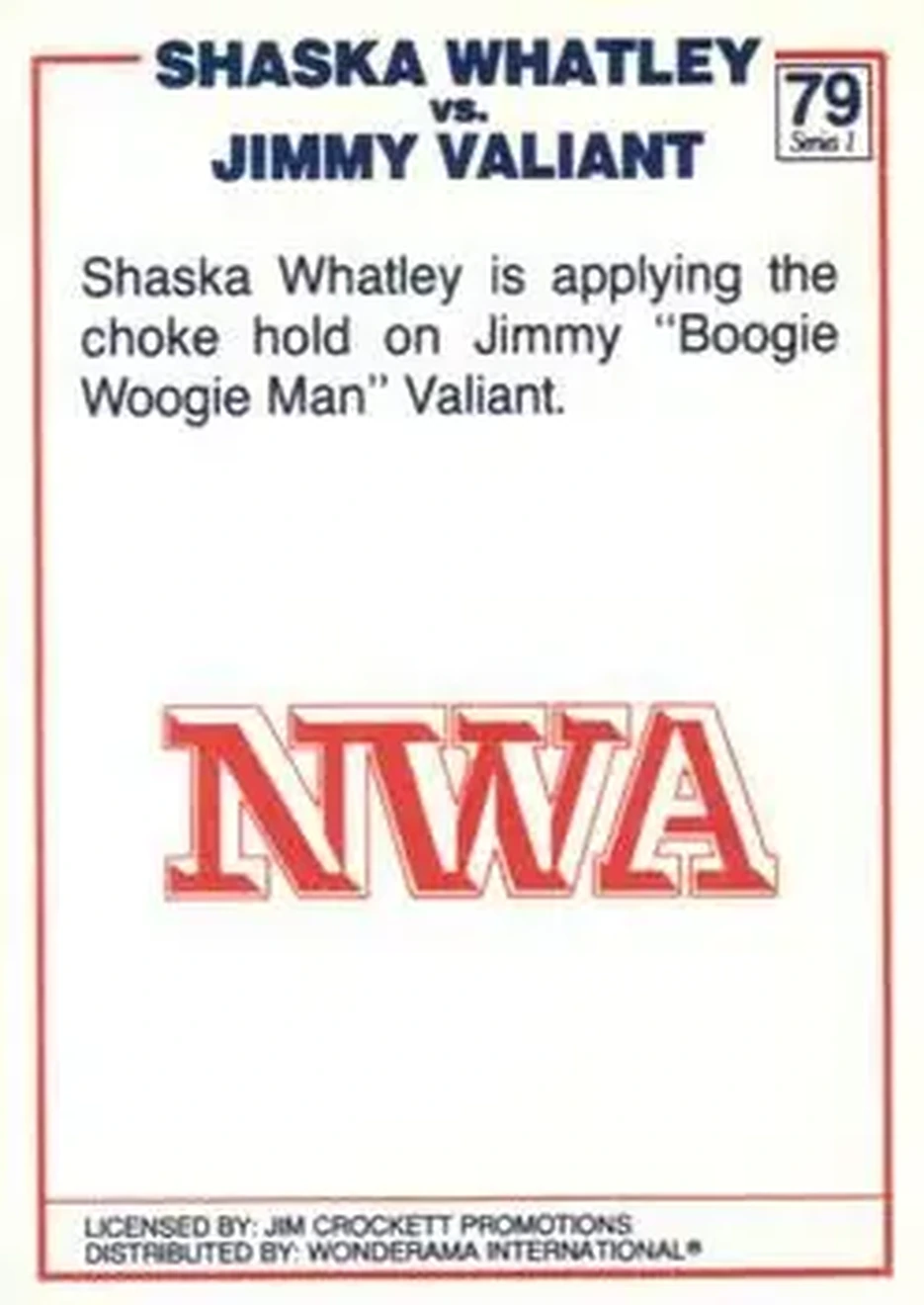 1988 Wonderama NWA #79 - Card #79