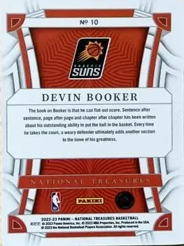 Back of Devin Booker