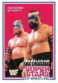 1989-90 Market-Scene WWF Superstars of Wrestling Series 3 #7 - The Powers of Pain