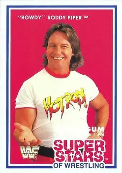 1989-90 Market-Scene WWF Superstars of Wrestling Series 3 #10 - Rowdy Roddy Piper