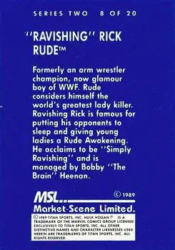 1989 Market-Scene WWF Superstars of Wrestling Series 2 #8 - Ravishing Rick Rude