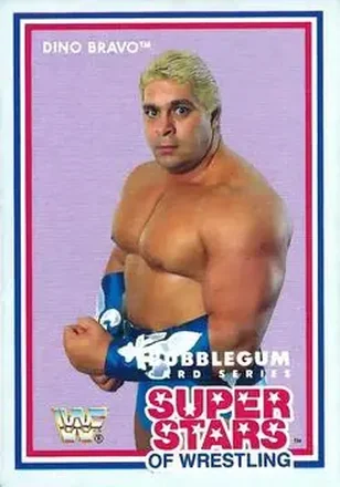 1989 Market-Scene WWF Superstars of Wrestling Series 2 #9 - Dino Bravo