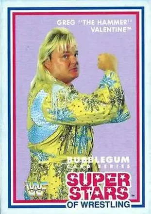 1989 Market-Scene WWF Superstars of Wrestling Series 2 #10 - Greg "The Hammer" Valentine