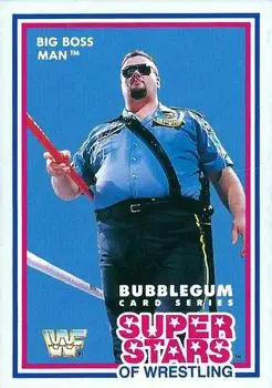 1989 Market-Scene WWF Superstars of Wrestling Series 1 #4 - Big Boss Man