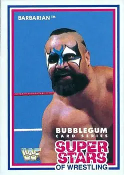 1989 Market-Scene WWF Superstars of Wrestling Series 1 #6 - Barbarian