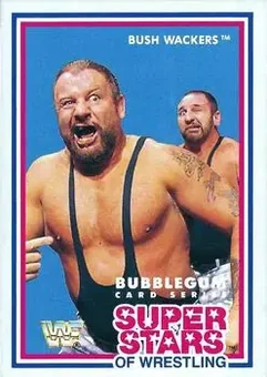 1989 Market-Scene WWF Superstars of Wrestling Series 1 #8 - The Bushwhackers (Butch & Luke)