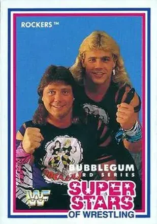 1989 Market-Scene WWF Superstars of Wrestling Series 1 #9 - Rockers 1989 Market-Scene WWF Superstars of Wrestling Series 1 #9 - Rockers