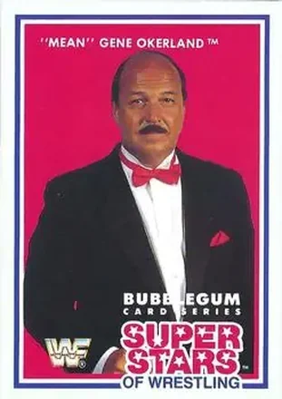 1989-90 Market-Scene WWF Superstars of Wrestling Series 3 #17 - Mean Gene Okerlund