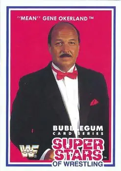 1989-90 Market-Scene WWF Superstars of Wrestling Series 3 #17 - Mean Gene Okerlund