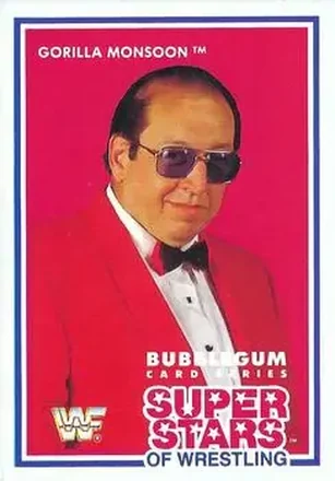 1989-90 Market-Scene WWF Superstars of Wrestling Series 3 #18 - Gorilla Monsoon