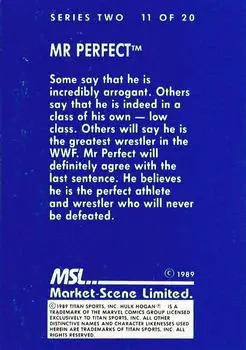 1989 Market-Scene WWF Superstars of Wrestling Series 2 #11 - Mr. Perfect