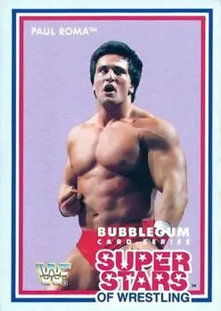 1989 Market-Scene WWF Superstars of Wrestling Series 2 #17 - Paul Roma