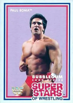 1989 Market-Scene WWF Superstars of Wrestling Series 2 #17 - Paul Roma