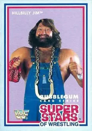 1989 Market-Scene WWF Superstars of Wrestling Series 2 #20 - Hillbilly Jim