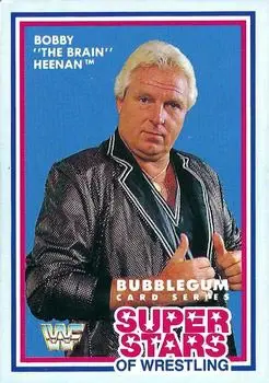 1989 Market-Scene WWF Superstars of Wrestling Series 1 #11 - Bobby "The Brain" Heenan