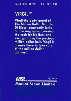 1989 Market-Scene WWF Superstars of Wrestling Series 1 #14 - Virgil