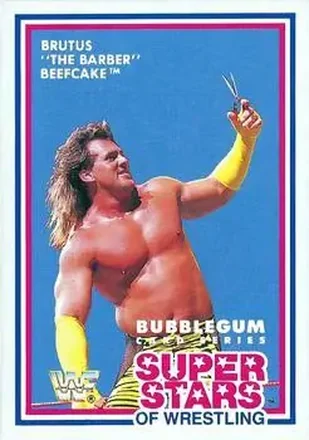 1989 Market-Scene WWF Superstars of Wrestling Series 1 #15 - Brutus "The Barber" Beefcake