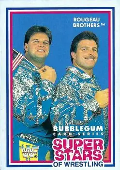 1989 Market-Scene WWF Superstars of Wrestling Series 1 #20 - Rougeau Brothers