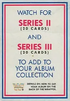 1989 Market-Scene WWF Superstars of Wrestling Series 1 #NNO - Card #NNO