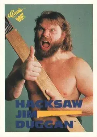 1990 Classic WWF #9 - Hacksaw Jim Duggan 1990 Classic WWF #9 - Hacksaw Jim Duggan
