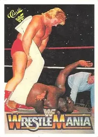 1990 Classic WWF The History of Wrestlemania #1 - Card #1