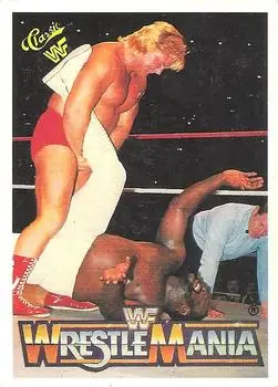 1990 Classic WWF The History of Wrestlemania #1 - Card #1 - Front