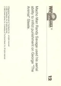 1990 Classic WWF The History of Wrestlemania #12 - Card #12